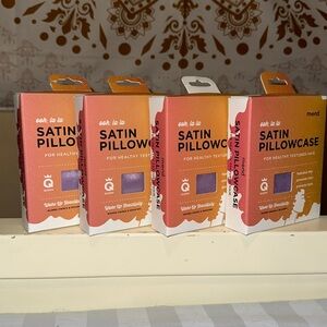 4 Satin Pillowcases